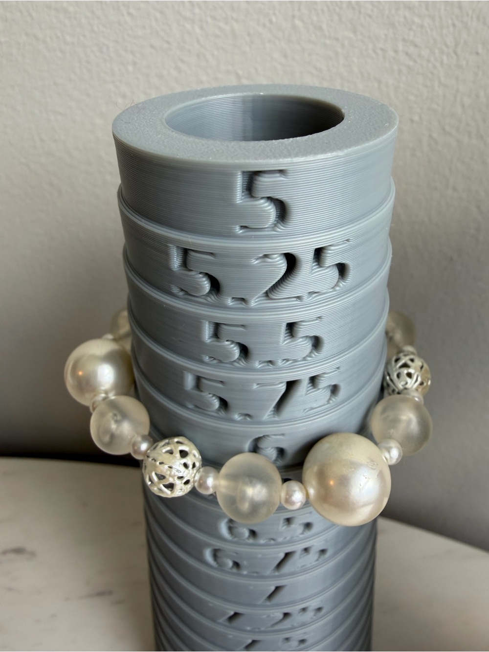 Vintage Elegant Pearly White Chunky Bead Necklace and Bracelet - Picture 7 of 8